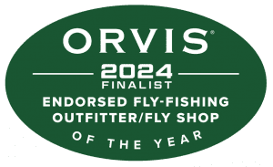 Crazy Rainbow Fly Fishing 2024 Finalist Endorsed Fly-Fishing Outfitter/Fly Shop Accomplishment Logo