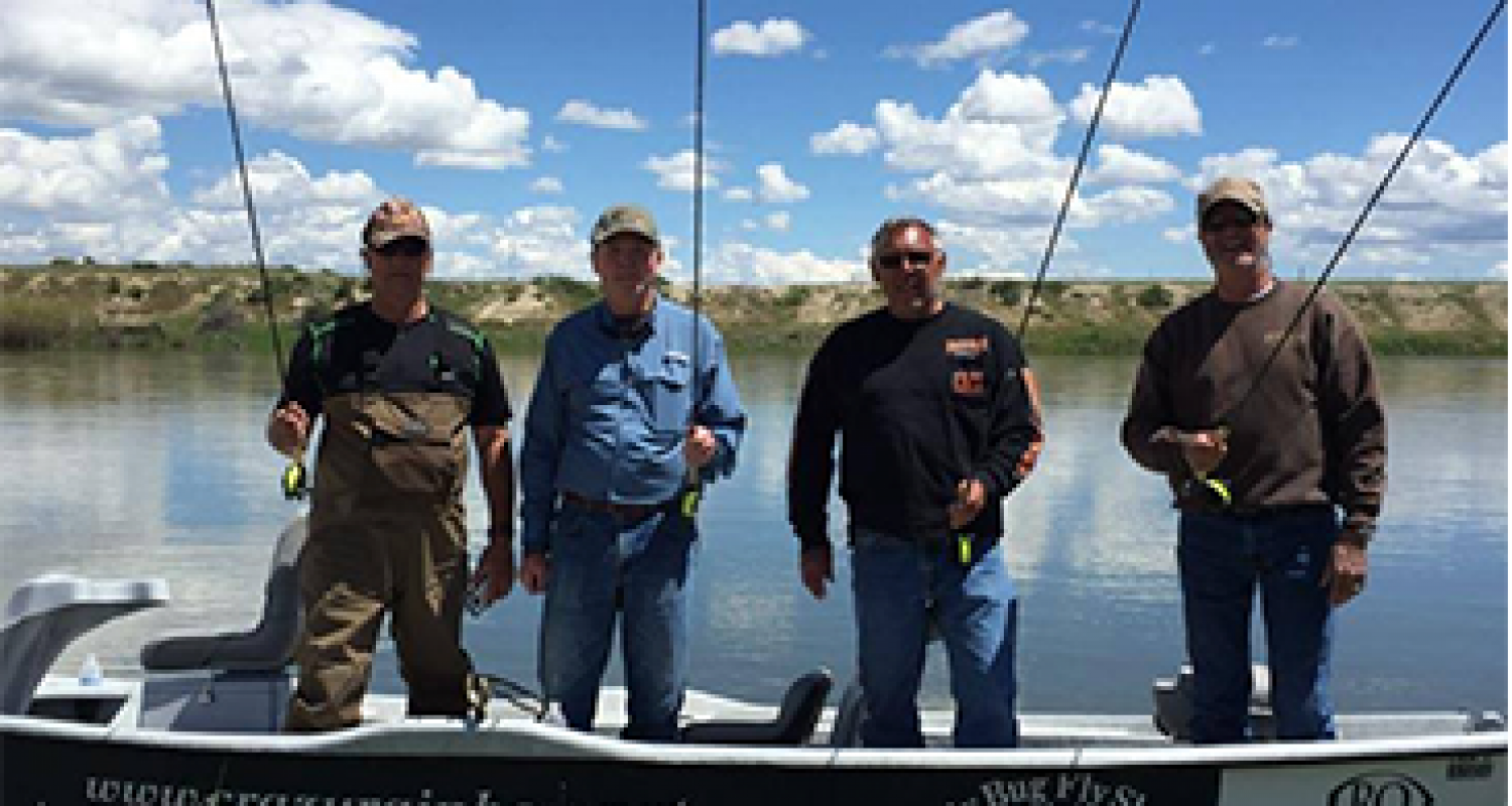 ANGLERS ON THE NORTH PLATTE RIVER